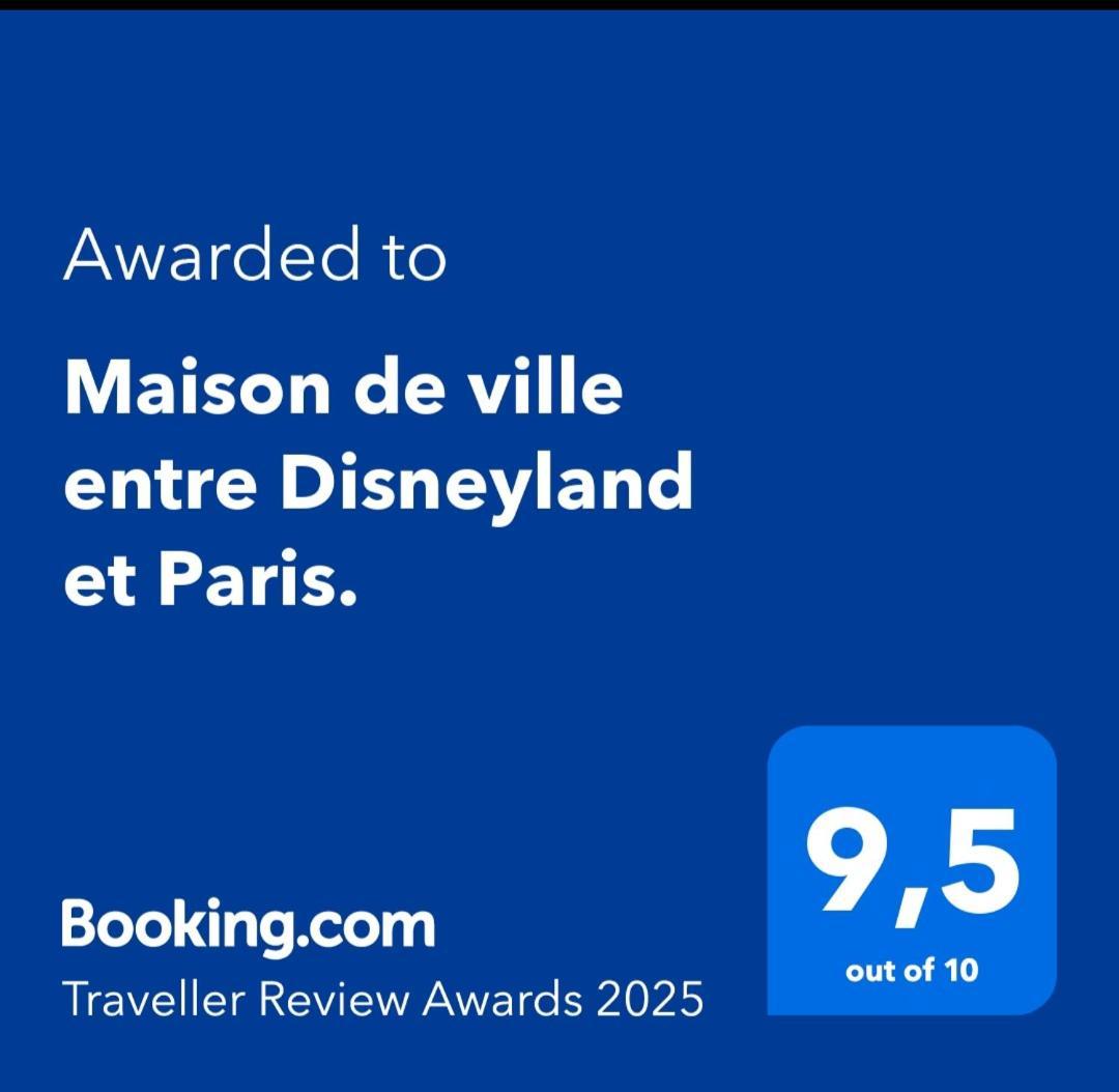 Maison De Ville Entre Disneyland Et Paris. Lagny-sur-Marne Экстерьер фото